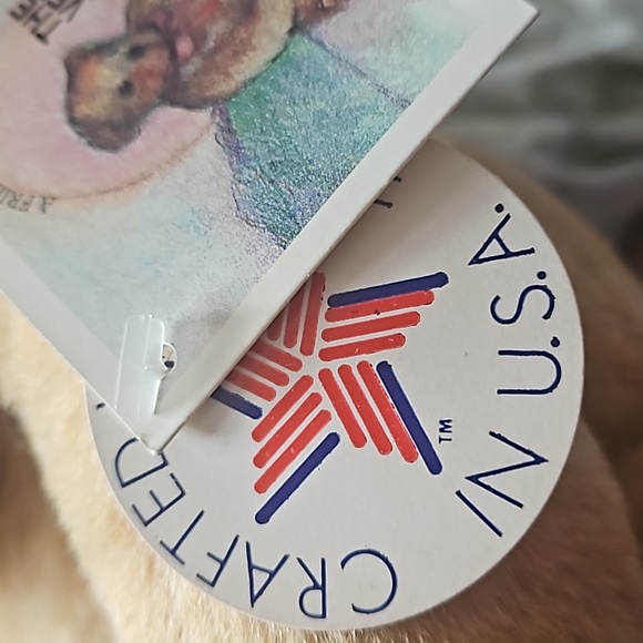 NWT '84 Jewish Bear jointed RAREFIND collectible Vermont TeddyBear Co - Picture 9 of 13